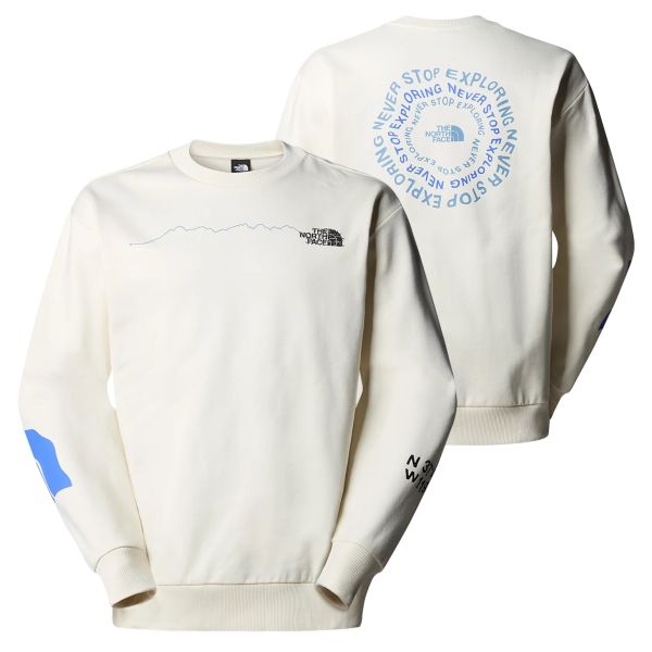 The North Face NSE Graphic Sweater Off White