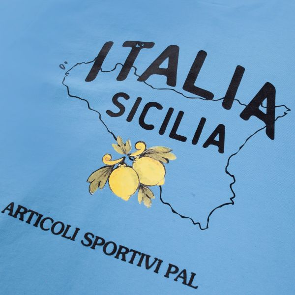 PAL Sporting Goods Lemon Souvenir T-shirt Licht Blauw