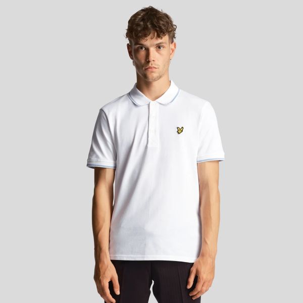 Lyle & Scott Tipped Polo Wit
