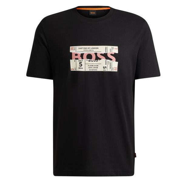 Boss Ticket T-shirt Zwart