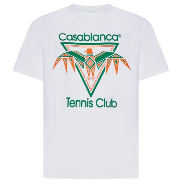 Casablanca Playful Eagle T-shirt Wit
