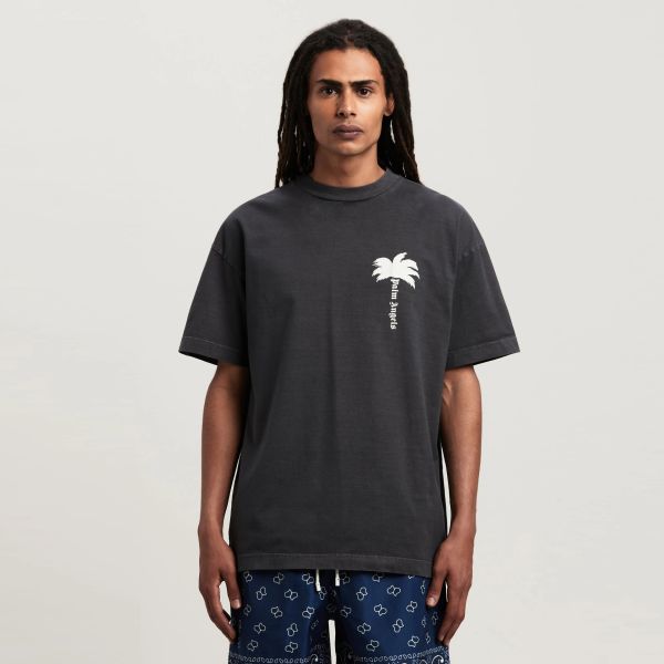 Palm Angels The Palm T-shirt Antraciet