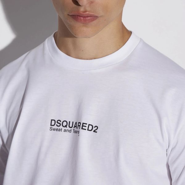 Dsquared2 Sweat and Tears T-shirt Wit