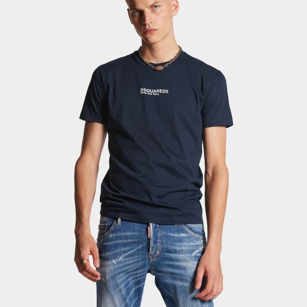 Dsquared2 Sweat and Tears T-shirt Navy