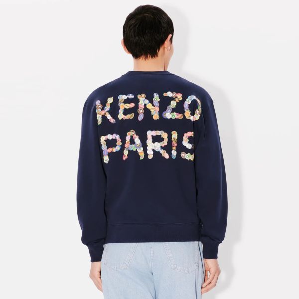 Kenzo Fruit Stickers Classic Sweater Navy