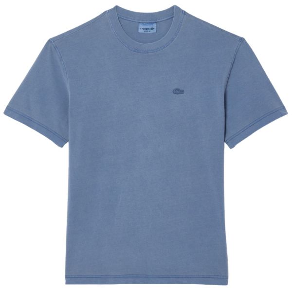 Lacoste Natural Dyed T-shirt Blauw