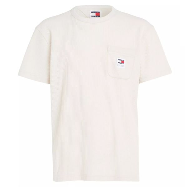Tommy Jeans Waffle Pocket T-shirt Off White