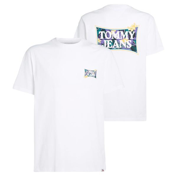 Tommy Jeans Flower Power T-shirt Wit