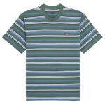 Dickies Glade Spring Stripe T-shirt Blauw/Groen