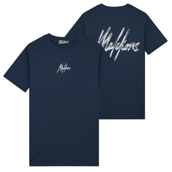 Malelions Split 2.0 T-shirt Navy