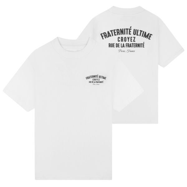 Croyez Fraternité Puff T-shirt Wit