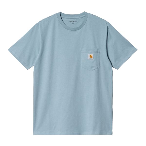 Carhartt Pocket T-shirt Licht Blauw