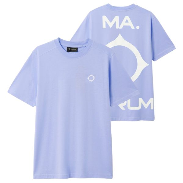 Ma.strum Oversized Back Logo T-shirt Paars