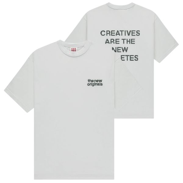 The New Originals Cross Stitch CATNA T-shirt Wit