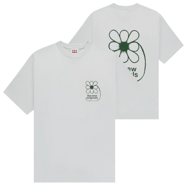 The New Originals Flower T-shirt Wit