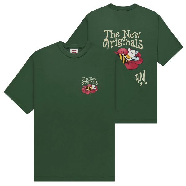The New Originals Lazy Bee T-shirt Groen