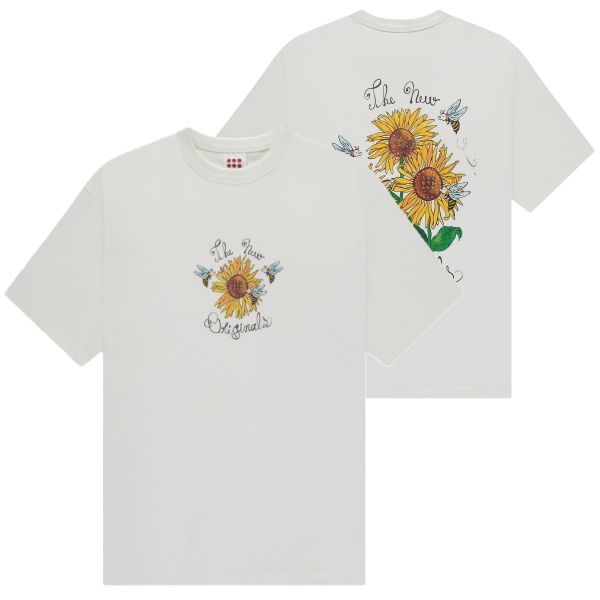 The New Originals Sunflower T-shirt Wit