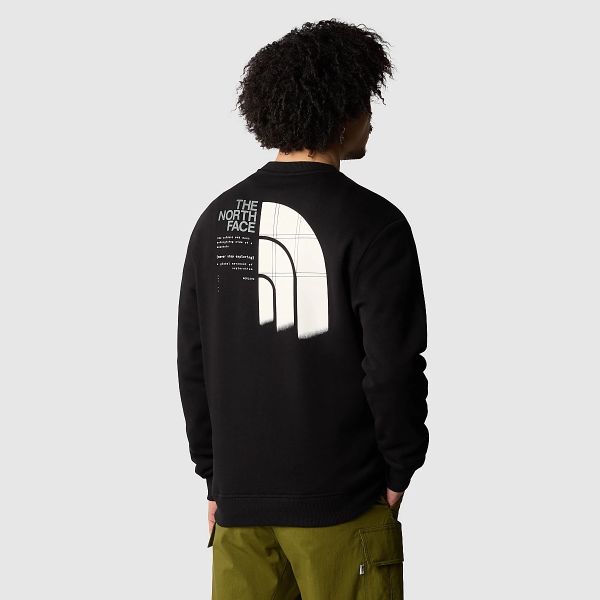 The North Face Graphic Sweater Zwart
